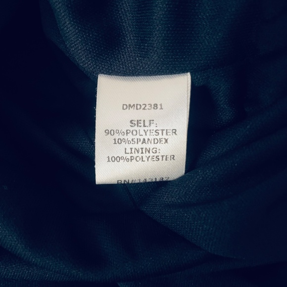 FARROW S Dark Blue Velour Wrap Midi Dress - Picture 8 of 9